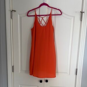 Orange Strappy Dress